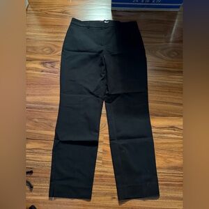 White House Black Market Black Dress Pants with Hook Closure